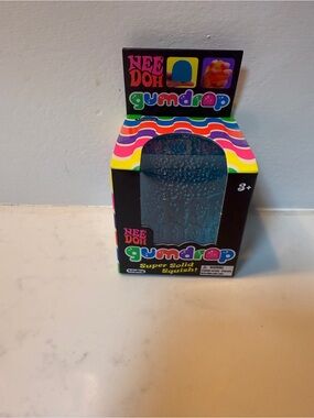 NeeDoh Gumdrop Super Solid Squish! Toy - Blue